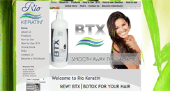Desktop Screenshot of keratinbliss.com