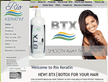 Tablet Screenshot of keratinbliss.com